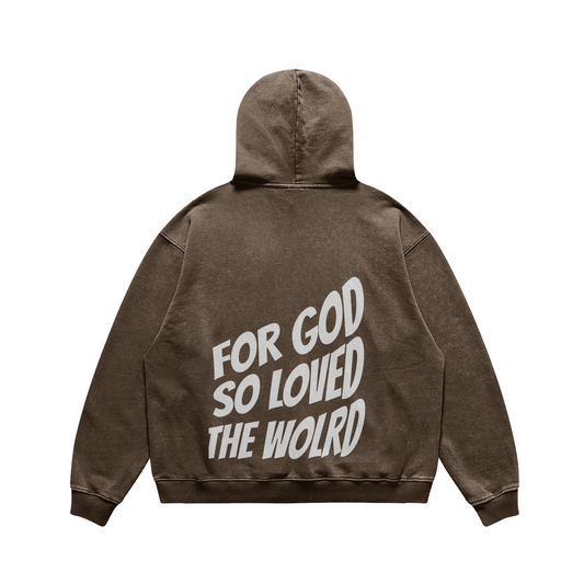 God So Loved Hoodie